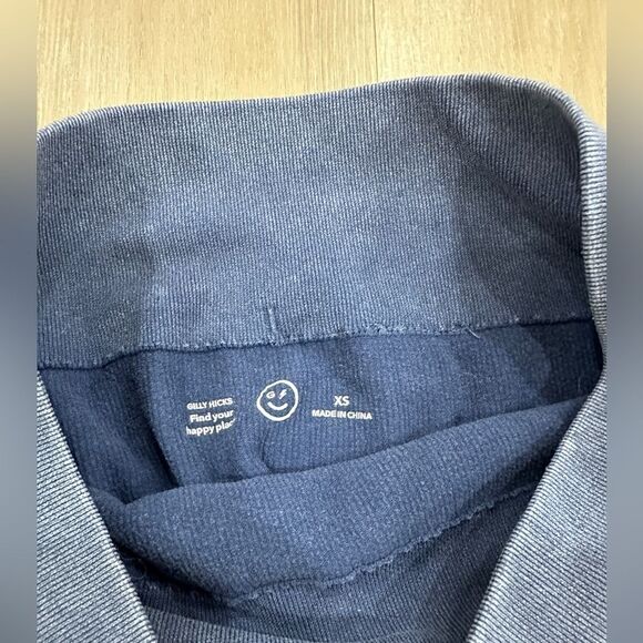 Gilly Hicks Ribbed Biker Shorts, Set of 2, Black and Blue, Size XS - Picture 8 of 8